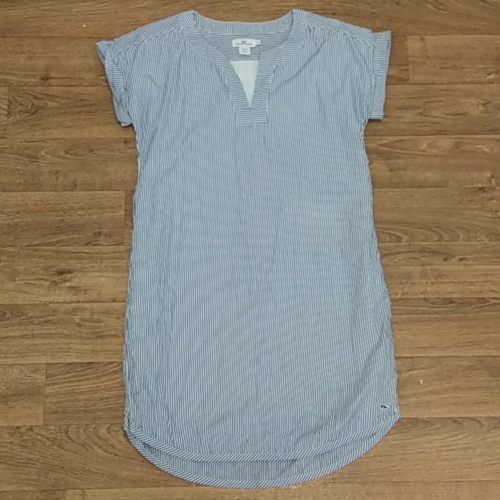 VINEYARD VINES STRIPED SHIFT DRESS